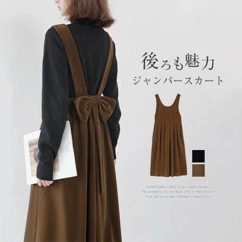 スカート ミモレ丈スカート サスペンダースカート ジャンパースカート キャミソールワンピ