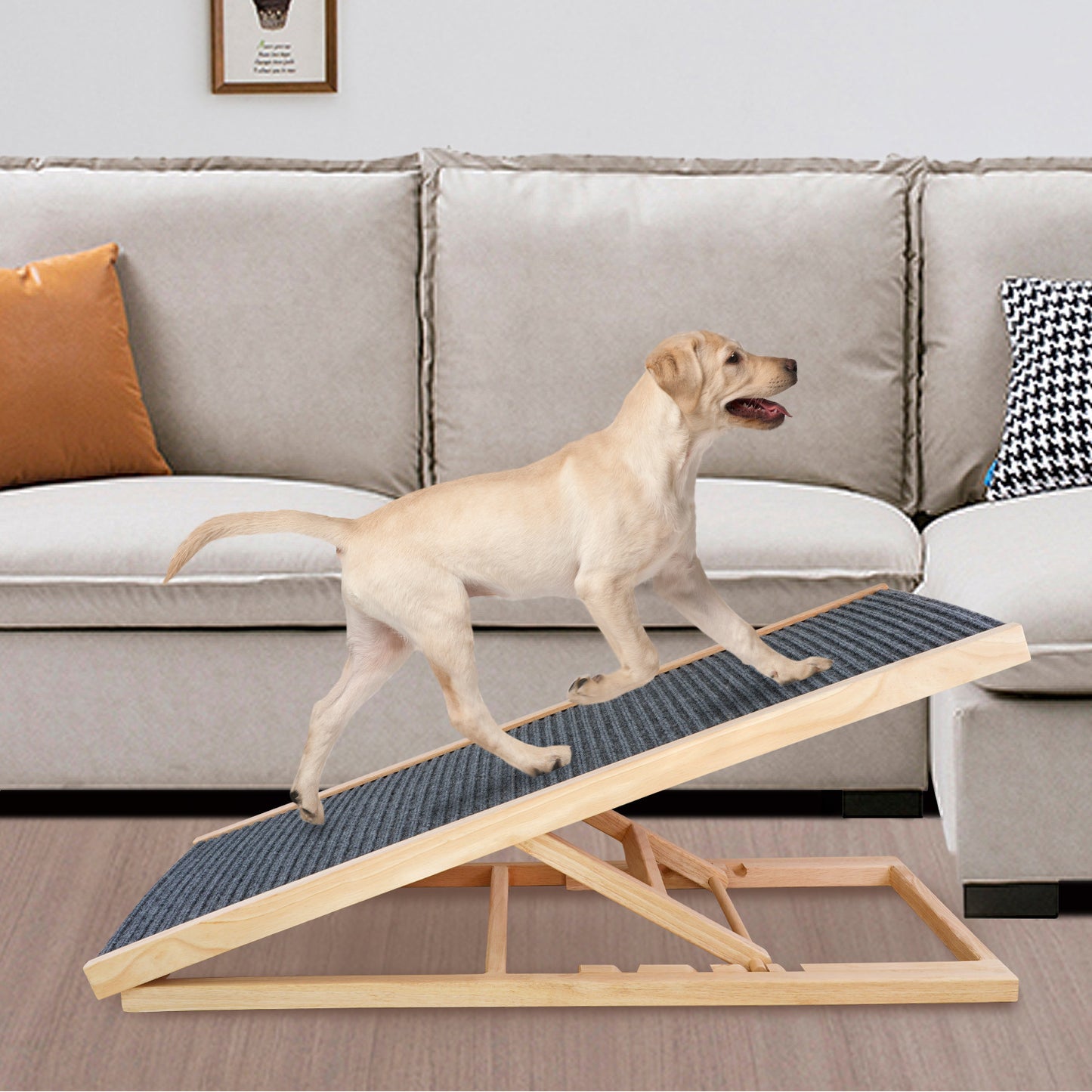 犬用スロープ ドッグスロープ ペットスロープ 犬用ステップ ペットステップ 木製