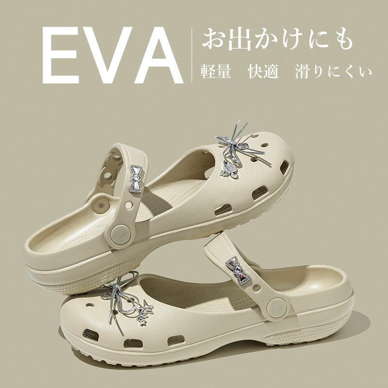 スリッポン レディース クロッグサンダル メリージェーン EVA