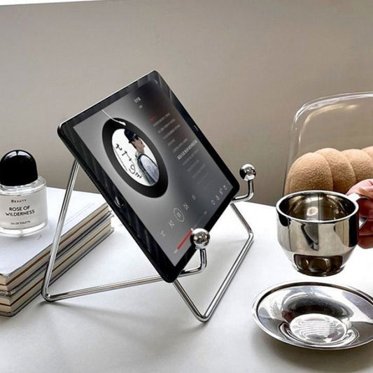 タブレットスタンド iPad スタンド 卓上置き デスクトップ アート風 学習用