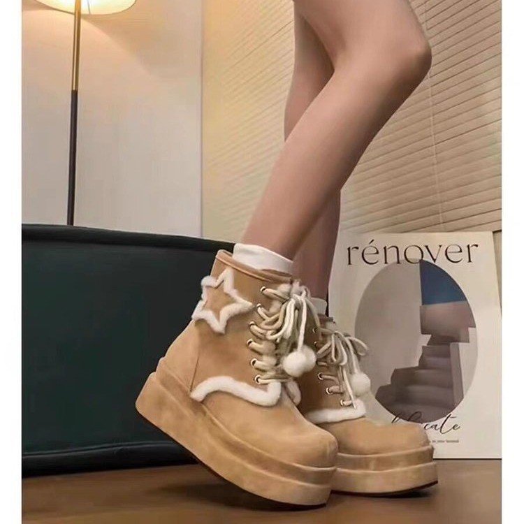 ムートンブーツ レディース ムートン ブーツ ロング レディースブーツ ミドルブーツ 冬靴