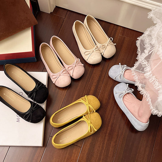 バレエシューズ フラットシューズ ローヒールシューズ レディース ぺたんこ靴