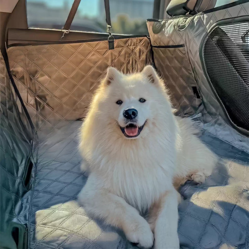 ドライブシート 犬 ペット カーシート 車シート 車載マット 後部座席 全車種対応 収納袋付き