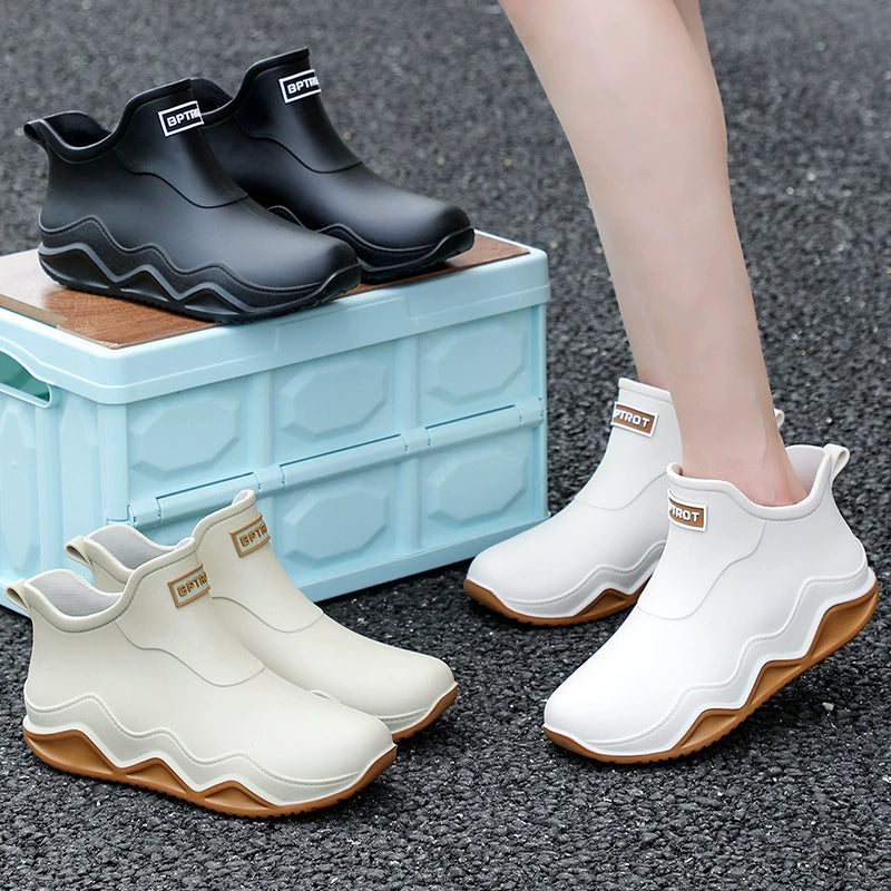 レインブーツ レインシューズ ショートレインブーツ 雨靴 ラバーブーツ レディース メンズ