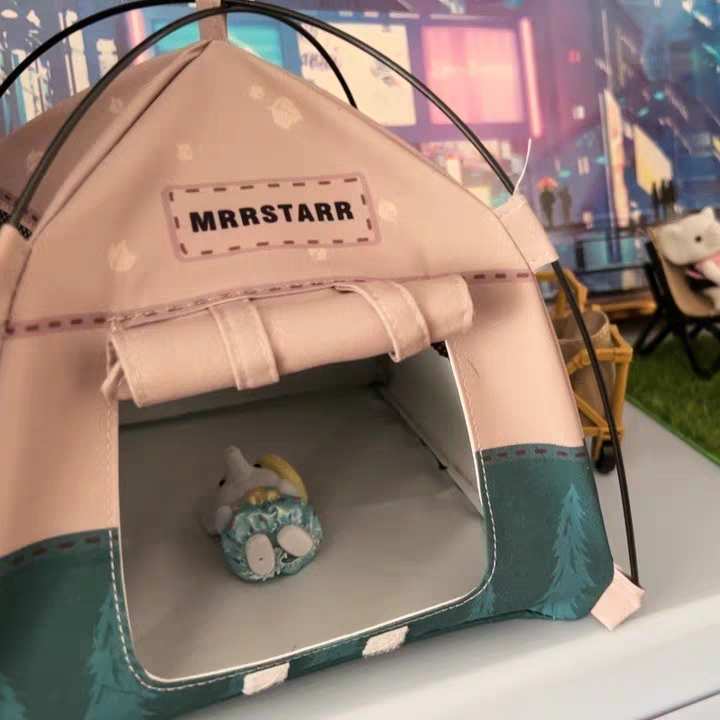 ミニチュアテント 撮影小物 ドールハウス 撮影道具 ob11テント 12分ドール アウトドア風