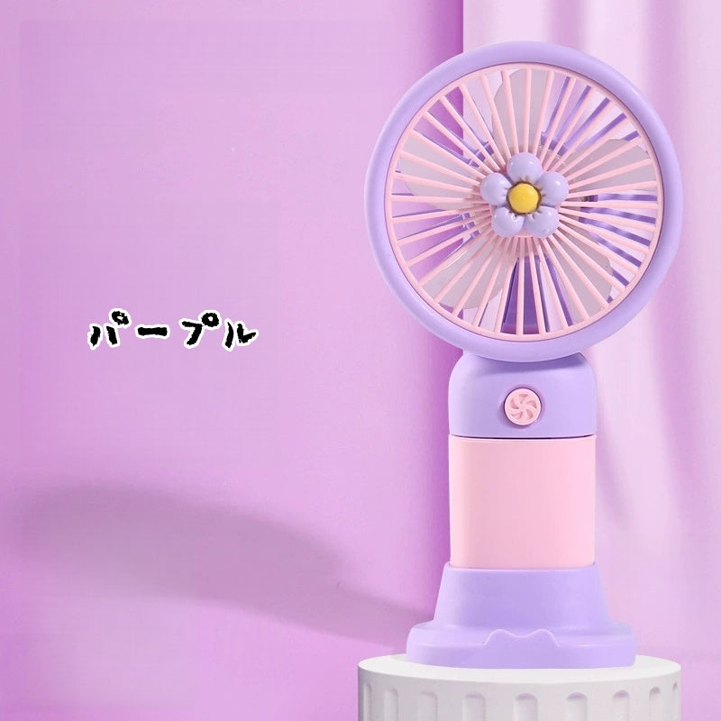 ハンディファン ハンディ扇風機 手持ち扇風機 ミニ扇風機 小型扇風機 ワンタッチ コンパクト 軽量 USB充電