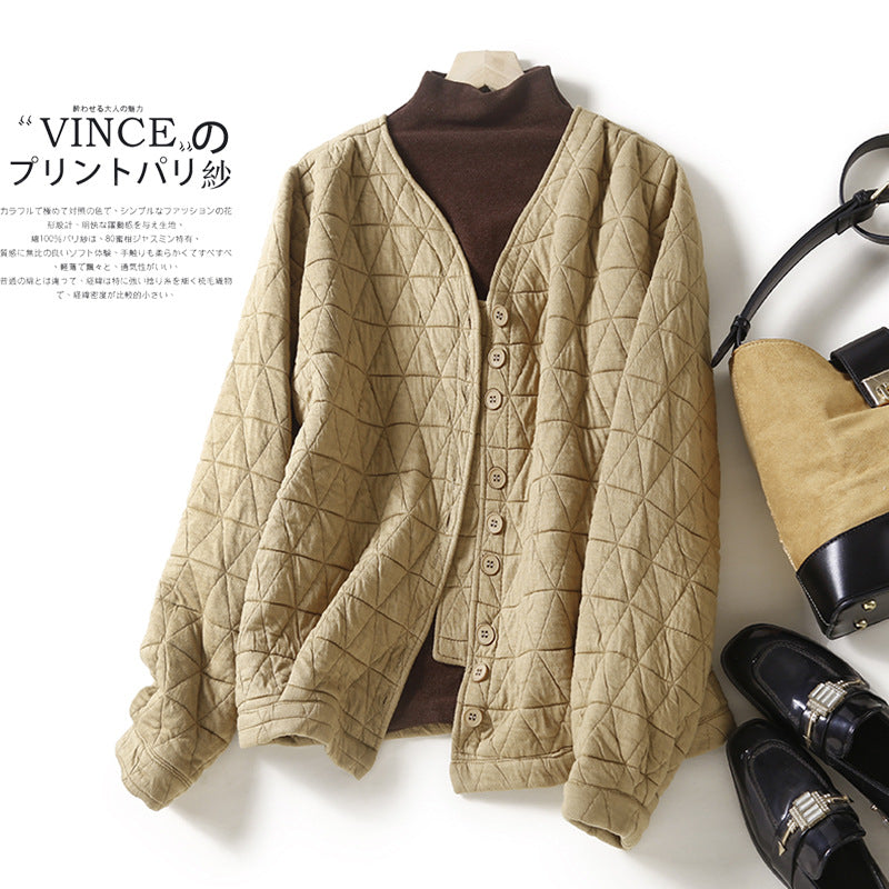 ジャケット Vネックジャケット カジュアルジャケット ブルゾン アウターコート