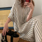 ストライプシャツ ブラウス ワンピース トップス レディース オーバーシャツ