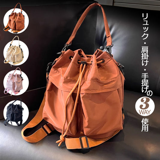 ショルダーバッグ バックパック 巾着バッグ 4wayバッグ レディースバック ハンドバッグ