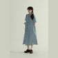 シャツ ブラウス ロングシャツ クルーネックシャツ 彼シャツ トップス