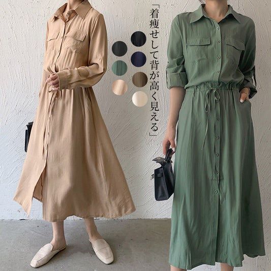 ワンピース  ロングワンピース  リネンワンピース  シャツワンピ