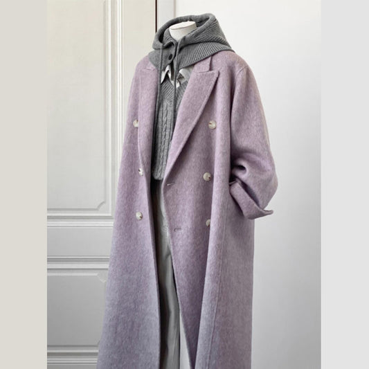 ラシャコート 長袖 レディース チェスターコート ロングコート 襟付き 普段着