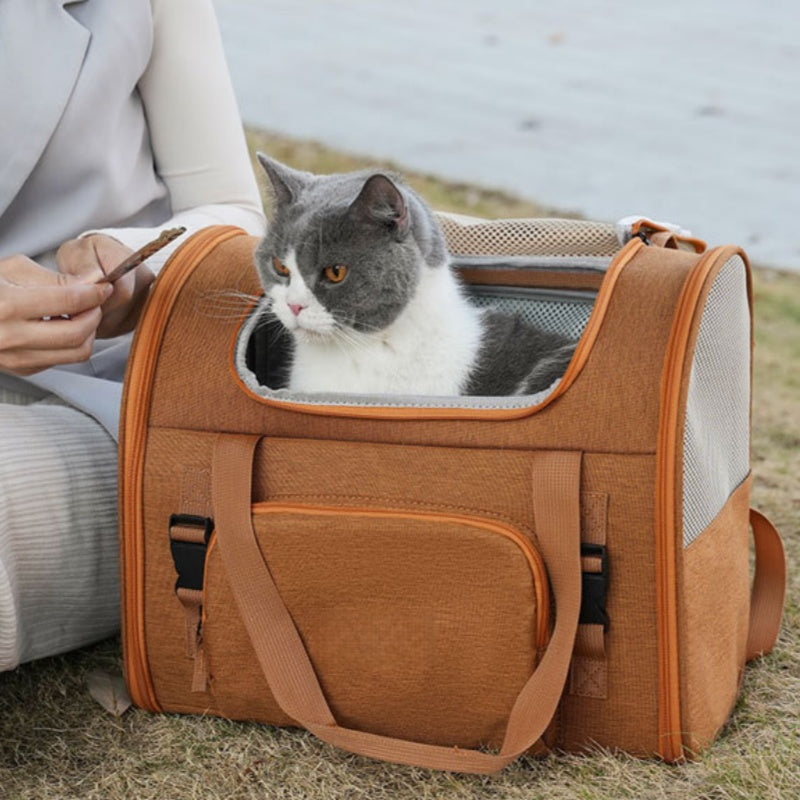 ペットリュック ペットキャリーバッグ ペットバッグ ペットキャリー スペース拡張 猫 犬