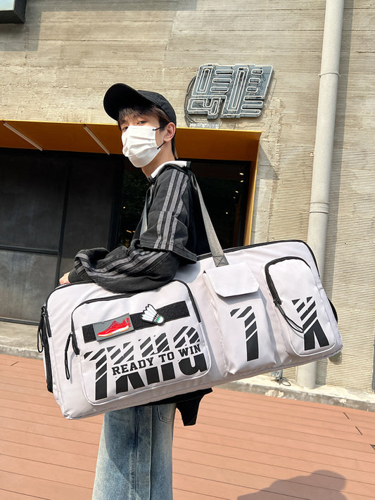 ☆強度試験済☆ボストンバッグ バドミントンバッグ 旅行バッグ シューズコンパートメント付き