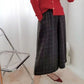 チェッカーフラッグ チェック ワイドパンツ 八分丈 レディース ダンス ストレートパンツ
