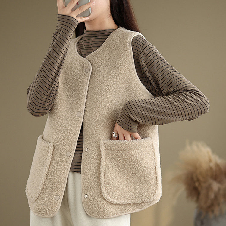 ベスト フェイクファーベスト ファーベスト リバーシブルベスト ジレ アウター トップス レディース