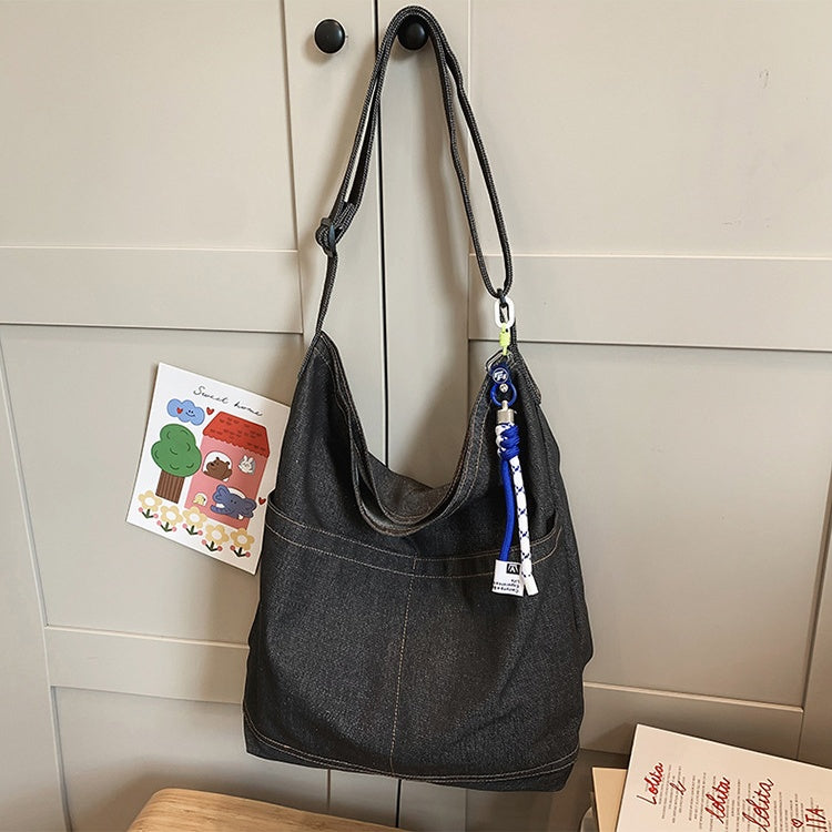 デニム ショルダーバッグ ユニセックス メンズ レディース カジュアル 通学