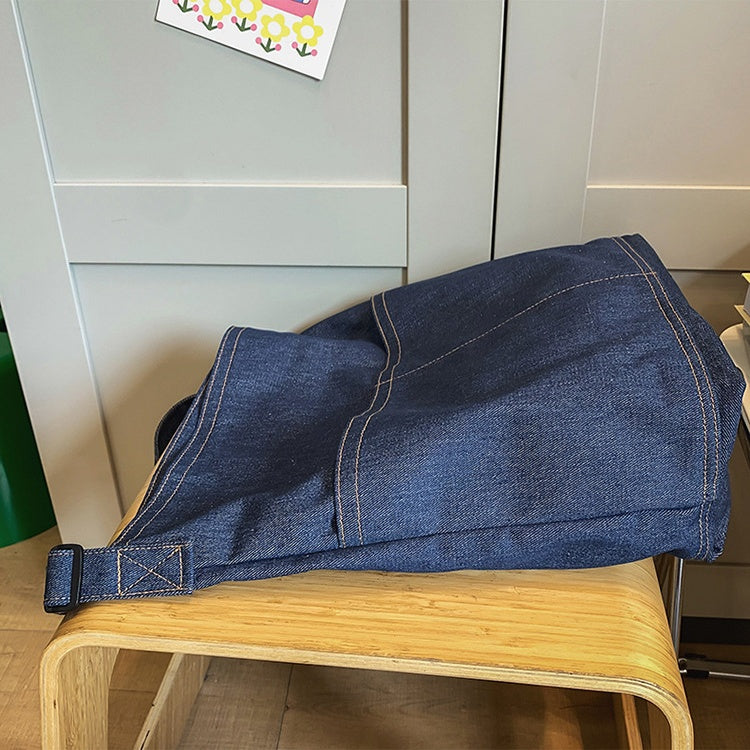 デニム ショルダーバッグ ユニセックス メンズ レディース カジュアル 通学