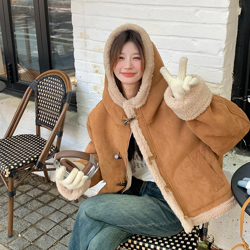 ムートンショートコート フェイクムートンコート ムートンジャケット ショートコート