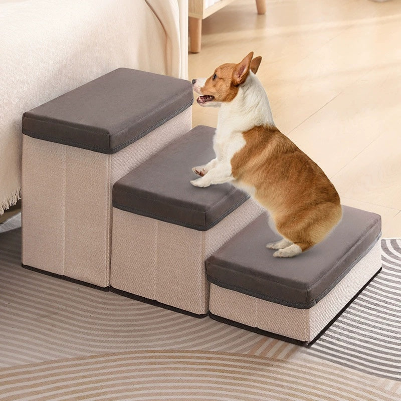 ドッグステップ 犬用ステップ ドッグスロープ 犬用スロープ 犬用階段 犬用踏み台 3段