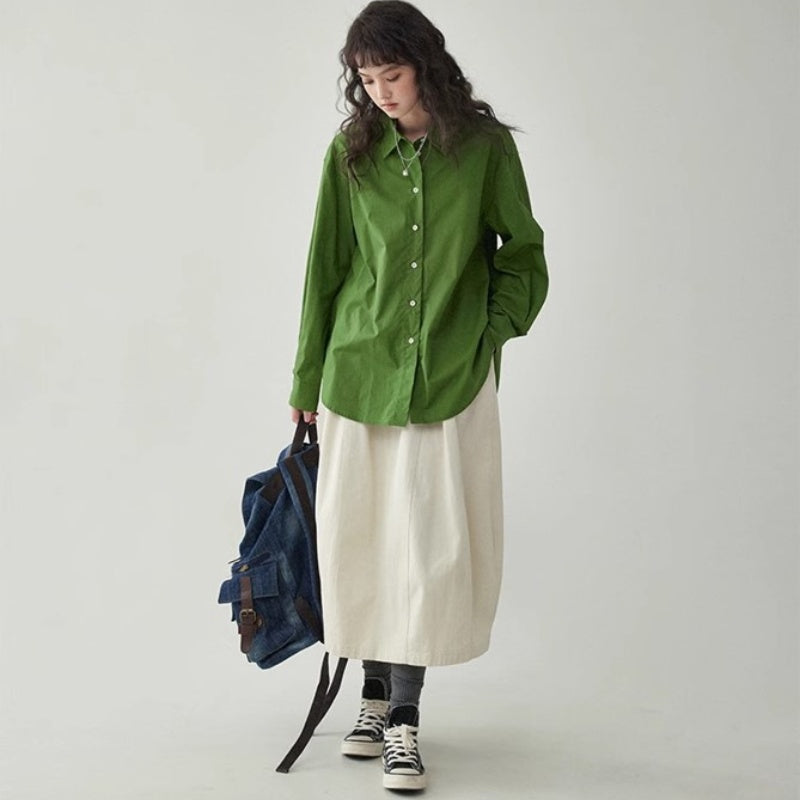 スカート ミディスカート Aラインスカート カーゴスカート ワークスカート フラワーバッドスカート