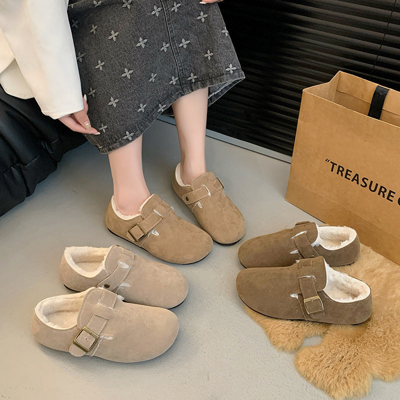 モカシン レディース 本革 スエード シープスキン 軽防水 レディース ムートンシューズ