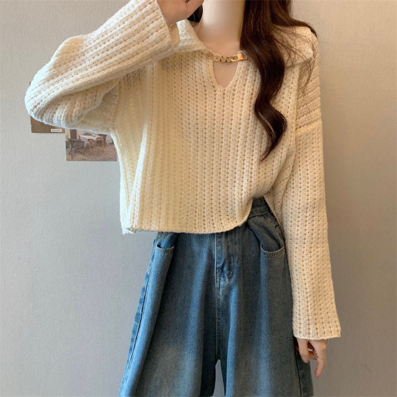 プルオーバー セーター ニットパーカー ジャカード編み レディース ニット