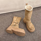 スノーブーツ ムートンブーツ 2WAY仕様 レディースブーツ 冬靴 レディースブーツ