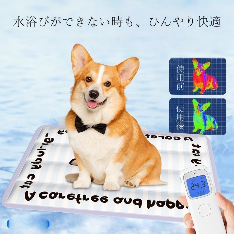ペットベッド ひんやり 犬 猫 夏用 クールマット 接触冷感 涼しい 暑さ対策