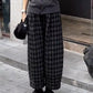 サルエルパンツ ワイドパンツ 高腰 デザイン レディース 秋冬アイテム シンプル カジュアル