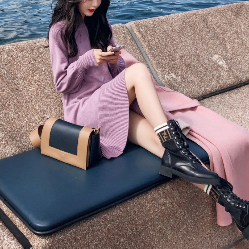 ニットワンピース ニット ワンピース レディース ロング丈 ロングワンピース セーター