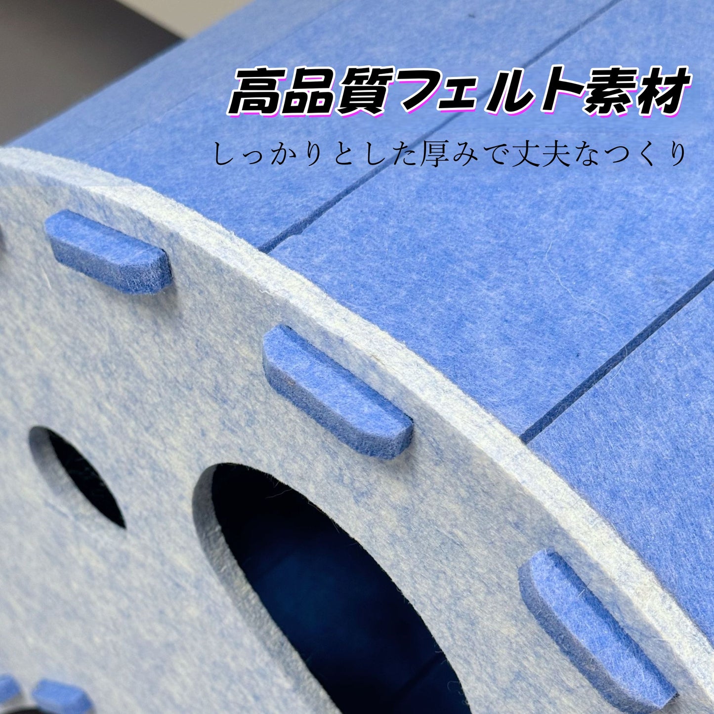 キャットトンネル 猫ベッド 猫ハウス フェルト 一体型 ゾウ 象 アニマル