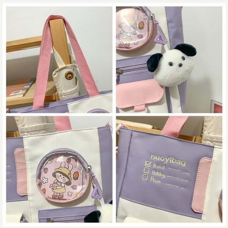 トートバッグ 学生バック レディース 軽い 弁当袋 手提げ袋 ハンドバッグ 帆布 大きめ