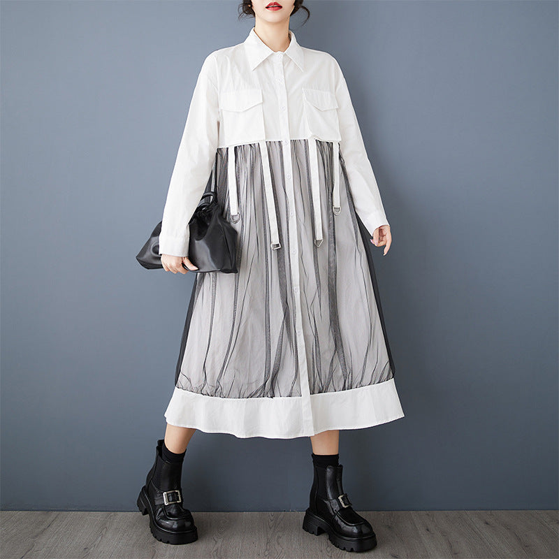 ドッキングワンピース シャツワンピ レディース レーヨン 柔らかい 肌触り 着心地