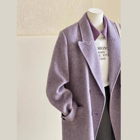 ラシャコート 長袖 レディース チェスターコート ショートコート 襟付き 普段着 レトロ