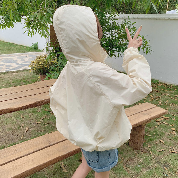 マウンテンパーカー レディース ショート丈 ジャケット UVパーカー フード付き