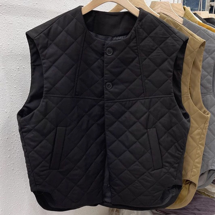 ベスト キルティングベスト 中綿ベスト ノーカラーベスト ジレ アウター