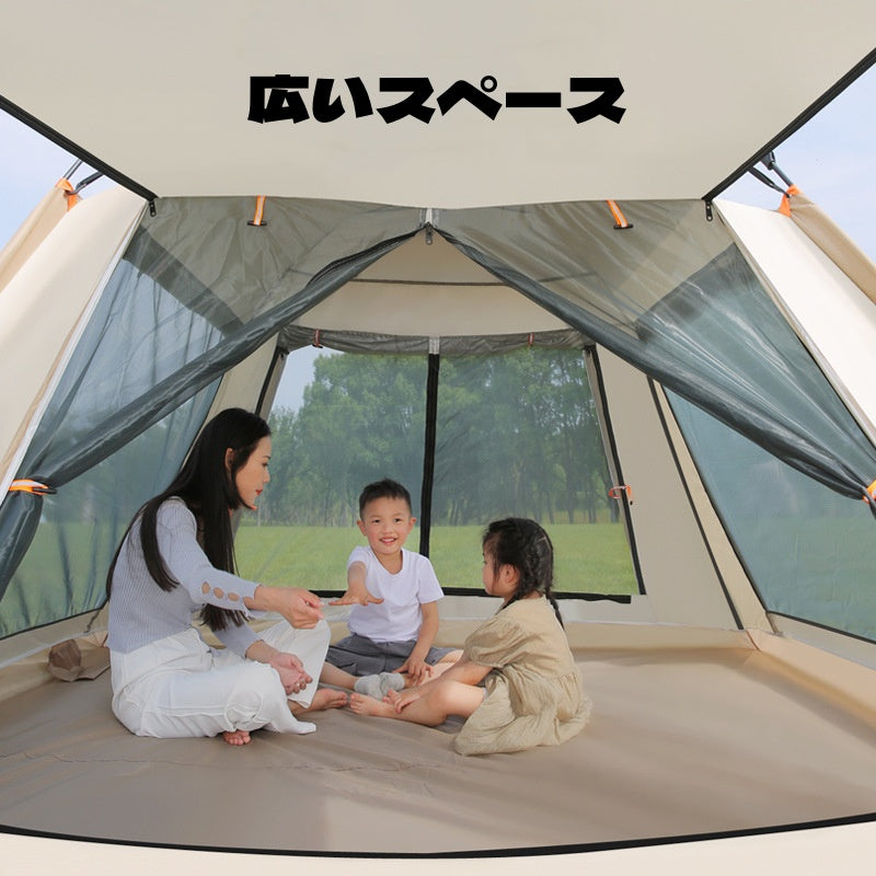 テント ワンタッチテント ポップアップテント キャンピングテント キャンプテント 収納バック付き