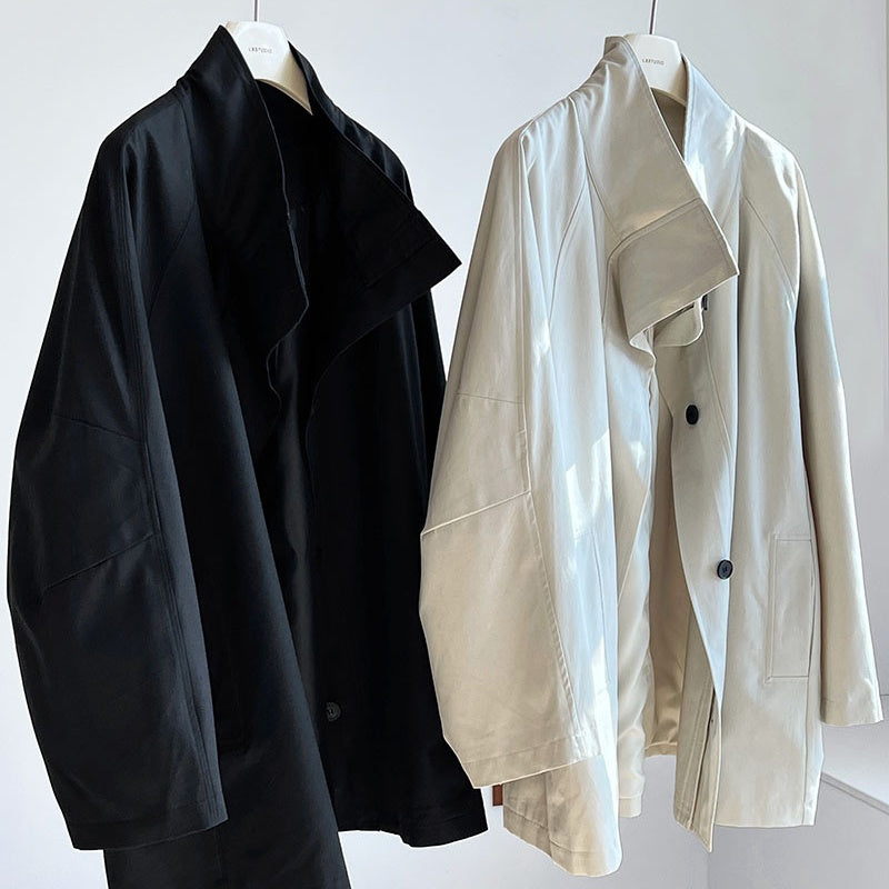 トレンチコート スプリングコート ライトアウター ジャケット アウター コート レディース