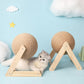 猫スクラッチボール サイザル猫のスクラッチボール 猫爪とぎ板 猫爪とぎマット 猫爪とぎボール 木製ベース