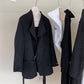 ダブルフェイスウールコート ショートコート ウールコート コート アウター