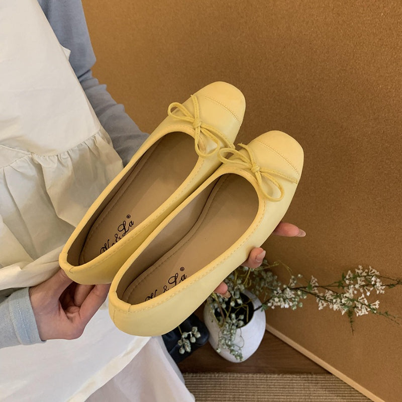 バレエシューズ フラットシューズ ローヒールシューズ ぺたんこ靴 レディース