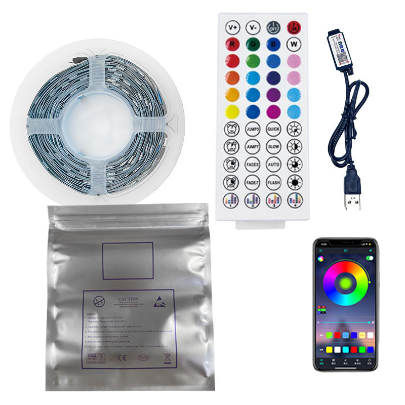 LEDテープライト RGB USB 5V テレビバックライト 間接照明 七色発光