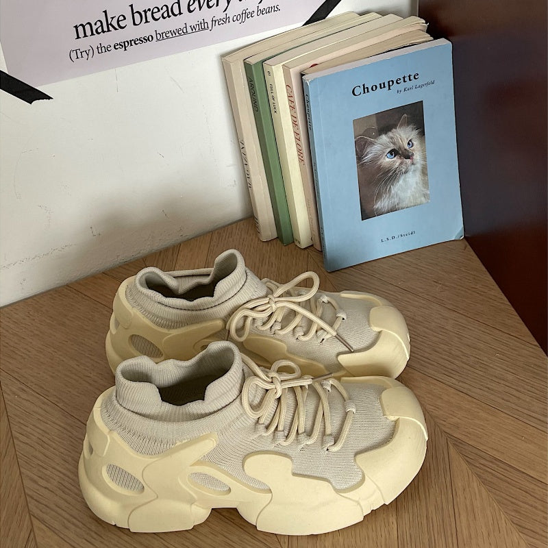 スリッポン レディース 靴 スニーカー 運動靴  カジュアルシューズ  春夏 軽量 軽い 厚底