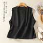 ベスト ジレ レディース トップス コットンリネン 大きいサイズ 夏 カジュアル
