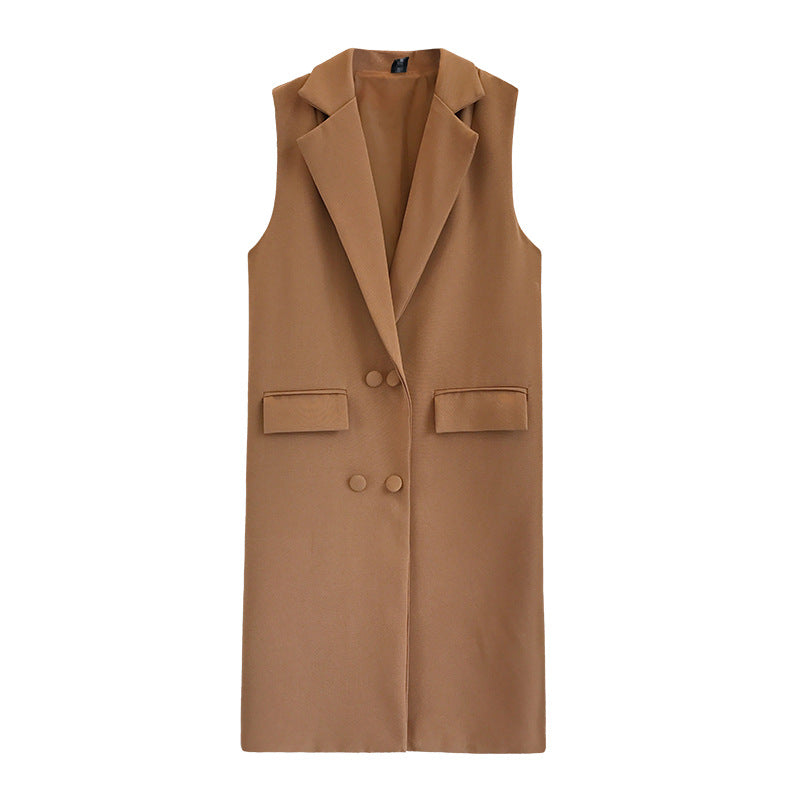 ジレ ベスト レディース ロングベスト レイヤードコーデ 体型カバー カジュアル フォーマル