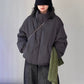 ダウン ジャケット レディース デニムパンツ 2点セット セットアップ ダウン