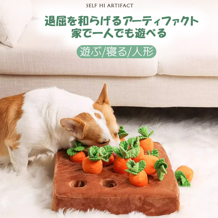 ペット おもちゃ ノーズワーク にんじん 犬のおもちゃ にんじん ペット用品 12個 にんじん畑