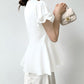シフォンTシャツ   Tシャツ  ラウンドネックTシャツ  トップス