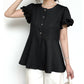 シフォンTシャツ   Tシャツ  ラウンドネックTシャツ  トップス